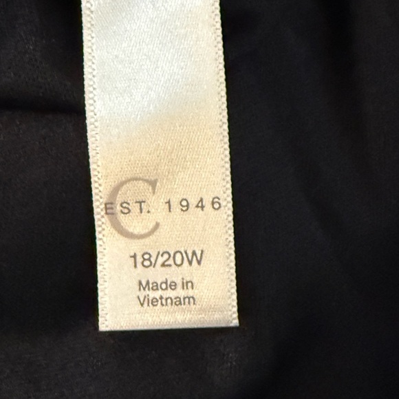 C EST. 1946 Green Cheetah Print Sweater Dress, Lined, Long Sleeves, Size 18/20 - Picture 8 of 9